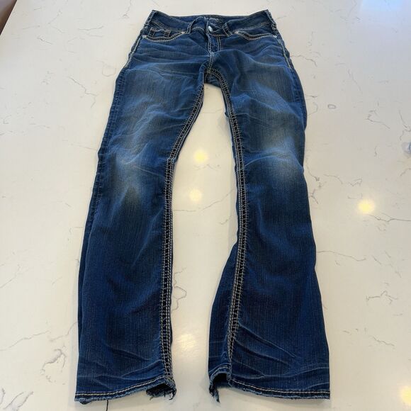 Silver Jeans Women’s Suki Mid Boot Size 28x33 - Picture 1 of 16
